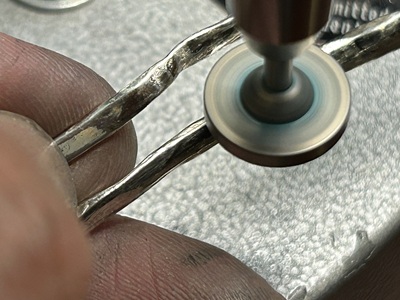 シリコンポイントでの研磨